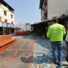  Personal de Cirminalística llegó al lugar para buscar indicios del hecho. 