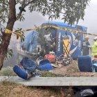  En el accidente de un bus fallecieron 12 personas y quedaron heridas otras 24. Fue una tragedia que enlutó al fútbol nacional. 