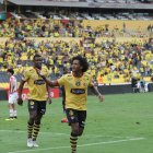  Barcelona en el encuentro frente a Técnico Universitario el pasado 2 de diciembre de 2018. 