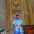  Manuel Vásconez es devoto a la Virgen la Dolorosa a quien siempre le pide que ayude a su equipo.  