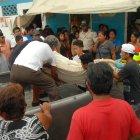  Fue Gladys Figueroa, tía del ahora occiso, quien descubrió el cadáver; la mujer con gritos desesperados dio aviso a los demás allegados. 