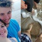  Dalton Cottrell murió en una playa de Miami mientras celebraba su luna de miel con Cheyenne, su esposa. 