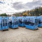  Las cabinas llegarán a la ciudad por vía marítima. 