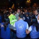  Policías fueron liberados por miembros de la Conaie. 