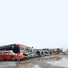  Así luce el piso de la terminal de Milagro. 