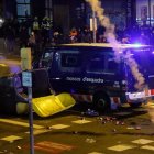  El incidente dejó 58 heridos leves y dos policías graves. 