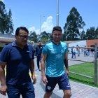  Bieler recorrió las instalaciones del complejo de Independiente. 