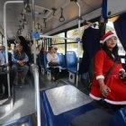  Bus Navideño es la iniciativa adoptada por el servicio público, en esta ocasión los usuarios no cancelaban el pasaje y recibían una golosina por parte de los cobradores de la unidad. 