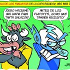  A ambos se les quemó el pan en la puerta del horno...  