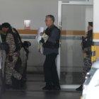  El exsecretario jurídico de la Presidencia, Alexis Mera, a su salida de Criminalística de la Policía. 