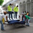  Los agentes de la Dinased y Criminalística llevaron el cuerpo a Babahoyo. 