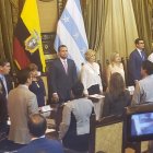  El nuevo vicealcalde agradeció la designación y dijo que Guayaquil debe seguir avanzando en innovación y en el cuidado de los animales, que han marcado la gestión del edil durante su primera gestión.  