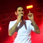  El artista español cantó en la capital del mundo. 