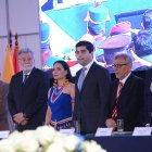  En Quito, el vicepresidente Otto Sonnenholzner y la presidenta del CNE, Diana Atamaint, dan inicio a la jornada electoral 2019. 