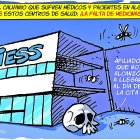  La carencia de medicinas es el pan de cada día...  