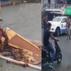  El sujeto, iracundo, desenterró los restos de su madre y los lanzó en plena calle. 