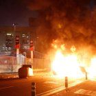  En los aledaños del Camp Nou, durante la celebración del partido, se registraron disturbios 