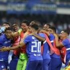  Los jugadores eléctricos celebran el triunfo ante el Flamengo. 
