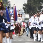  También participaron en el recorrido las Bandas de Paz y las bastoneras de algunos colegios de la capital. 