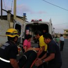  Los estudiantes fueron llevados al hospital básico de Playas.  