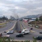  En Carapungo, las protestas se tornaron violentas. 