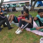  Con una lata de atún se alimentaban las personas que fueron desalojadas de las minas.  