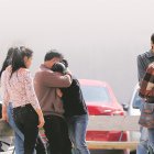  Los parientes llegaron hasta la  morgue de la capital para retirar los cuerpos. 