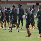  Imagen referencial. Entrenamiento de Liga de Quito. 