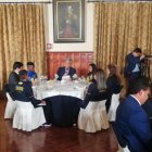  Deportistas de varias disciplinas tuvieron un banquete con el presidente Lenín Moreno. 
