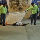  Jair Berrones Quintero, de 25 años, quedó tendido sobre la calzada donde hizo deporte. 