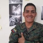  Soldado ecuatoriano que desapareció el año pasado en la frontera con Colombia. 