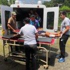  El adolescente fue llevado a una casa de salud. 