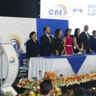  La titular del CNE inauguró la jornada  