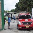  Varias ambulancias trasladaron a los afectados, en su mayoría mujeres.  