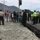  En la reconstrucción además se encontraban fiscales, abogados patrocinadores y familiares del fallecido y detenido. 