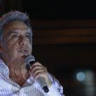  Lenín Moreno en el cierre de campaña por la consulta popular.  