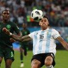  Marcos Rojo hizo el segundo y último gol del partido.  