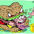  ...Sin embargo, la “comida chatarra” crece día a día...  