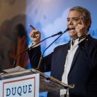  Vista general de uno de los pabellones de Corferias, el centro electoral más grande de Bogotá, durante la segunda vuelta de las elecciones presidenciales, celebradas el domingo 17 de junio.  