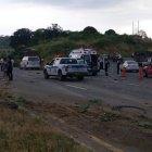  Agentes de la CTE acordonaron le lugar. 