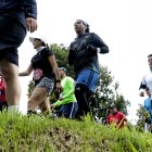  Los competidores también acudieron en familia.  