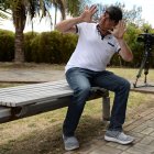  Los actores Santiago Naranjo y Santiago Segovia se unieron a la Cruz Roja en una obra sobre la migración. 