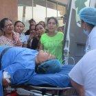  La Policía Nacional llegó al sitio y logró quitárselo a la muchedumbre enardecida que trataba de lincharlo. 