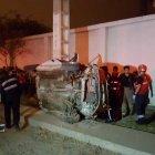  El accidente dejó una persona fallecida y dos heridos.  