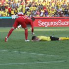  Damián Diaz en el partido contra Liga de Quito el pasado 30 de septiembre. 