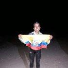  La deportistas subió a una cima en Argetina llamada Aconcagua.  