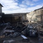  El incendio fue controlado por dos unidades de bomberos.  