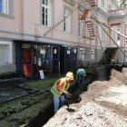  Esta estructura había sido dañada por el clima, los temblores y el descuido. Ahora recuperará su esplendor con la obra. 