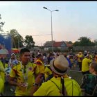  Captura de video. Colombianos disfrutan de sus estancia en Rusia.  