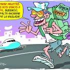  ...El correato nos había hecho ubicar en la cola... 